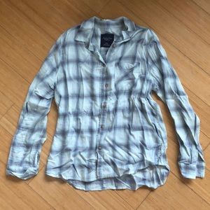 Turquoise button down